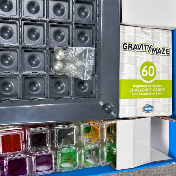 ThinkFun Gravity Maze Falling Marble Run Logic Board Game Thinking Brain Puzzle - Picture 4 of 10